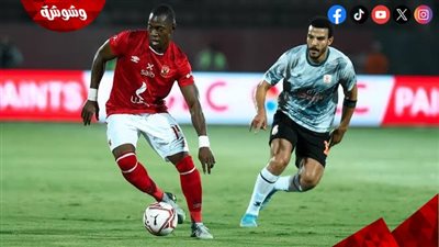 الأهلي يتخطى فاركو بثنائية حسين الشحات في الدوري المصري