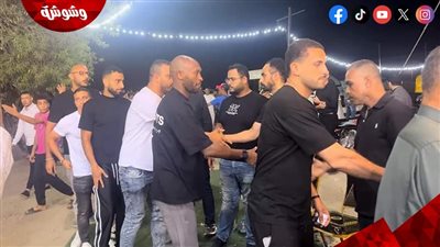 شيكابالا يقدم واجب العزاء في أحمد رفعت