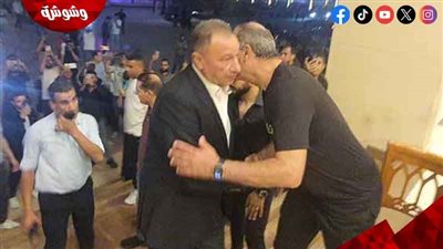  الخطيب ورباعي الأهلي يتقدمون الحضور في عزاء أحمد رفعت‎