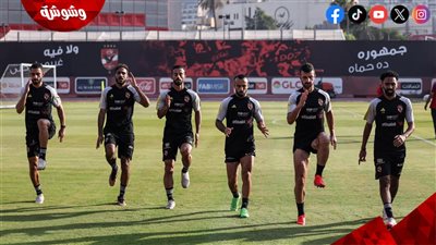 مران الأهلي - محاضرة فنية بالفيديو للاعبين.. وتدريبات متنوعه لحراس المرمى‎