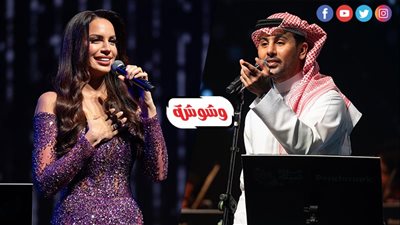 آمال ماهر وفؤاد عبد الواحد يشعلان أبها بالسعودية بعد حفلهما بالطائف