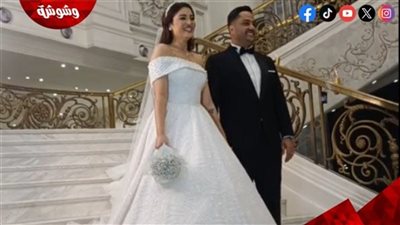 الصور الأولى من زفاف الفنانة بتول حداد على المنتج مصطفى الغزولي