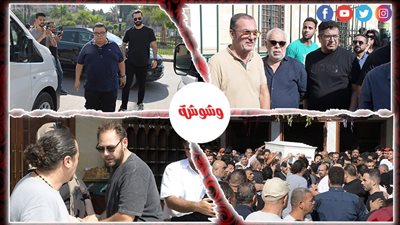منهم أشرف زكي وأيمن سلامة وخالد جلال .. هؤلاء شيعوا جثمان تامر ضيائي