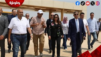 وزيرة التنمية المحلية ومحافظ الجيزة يتفقدان الطرق المؤدية للمتحف المصري الكبير والمنطقة الأثرية للأهرامات