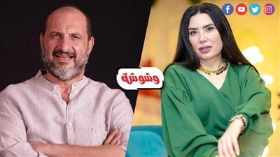 شاهد خالد الصاوى وعبير صبرى فى كواليس 