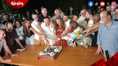 نهال عنبر وإلهام عبد البديع يحتفلان ببدء تصوير مسلسل غموض