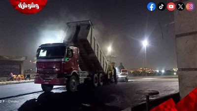 نائب محافظ القاهرة للمنطقة الجنوبية يتابع أعمال التطوير والرصف بمدخل الاباجية 