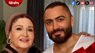 تامر حسني يشيد بمشاركة ميمي جمال في فيلم 
