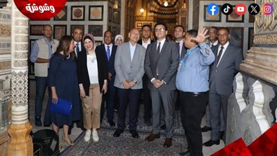محافظ القاهرة يشهد الاحتفال بالشراكة المصرية الأمريكية فى قطاع السياحة والتراث الثقافي