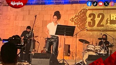 بأغنية مسلسل سفاح الجيزة.. سمر طارق تشعل مهرجان القلعة (صور)