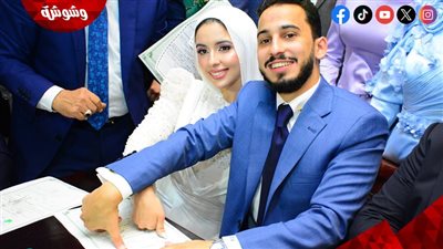 عقد قرآن رجب خالد العطار ولينا النشواتي