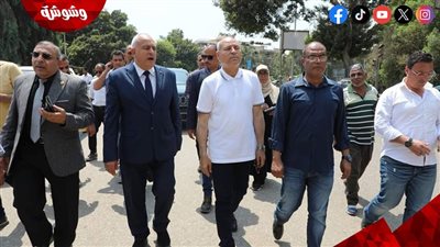 محافظ القاهرة يقوم بجولة تفقدية لأعمال التطوير الجارية بشارع أحمد زكى‎