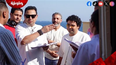 أيتن عامر وإسلام إبراهيم والليثي ونور قدري من كواليس فيلم 