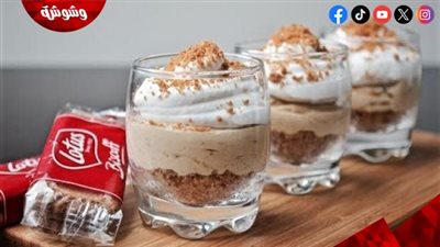 من حلويات المولد النبوي.. طريقة عمل قشطة اللوتس بدون بيض 