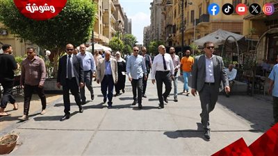 محافظ القاهرة يتفقد منطقة وسط المدينة