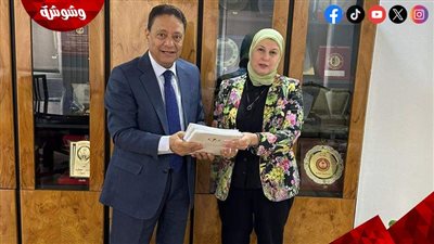 رئيس الأعلى للإعلام يستقبل رئيس المركز القومي للبحوث الاجتماعية والجنائية‎