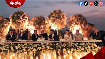 بحضور الداعية مصطفى حسنى.. باسل سماقية يحتفل بعقد قران ابنته 