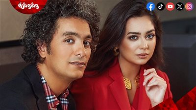 هبه مجدي بصحبة زوجها في حفله الغنائي بالرياض