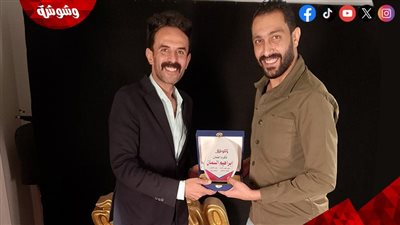بالصور.. تكريم الفنان إبراهيم السمان‎ في 