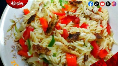 طريقة عمل مكرونة بالخضار المشوي 