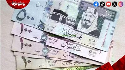تعرف على سعر الريال السعودى اليوم خلال التعاملات الرسمية في مختلف البنوك