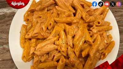 طريقة عمل مكرونة بينك صوص