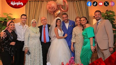 حفل زفاف هاجر حماد وأدهم الديب بحضور سوسن بدر