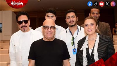 رانيا محمود ياسين وأبناؤها في ندوة عرض فيلم 