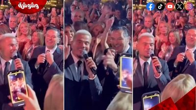 عمرو دياب وراغب علامة يتألقان في حفل زفاف ابن زوجة هشام طلعت مصطفى‎