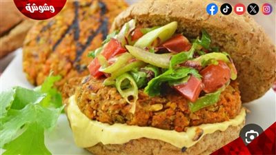 طريقة عمل برجر الخضروات