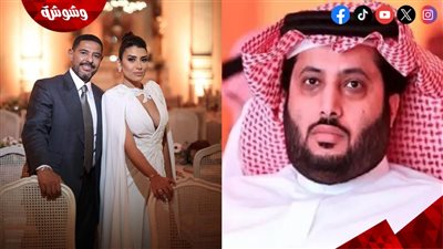 تركي آل الشيخ يهنيء الموسيقار هاني فرحات بعقد قرانه 