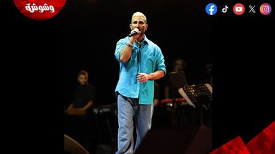 بالصور.. أحمد سعد يتألق بحفل غنائي في دبي