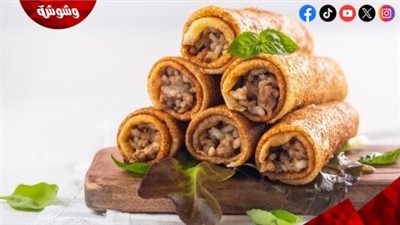 طريقة عمل كريب باللحمة