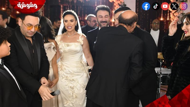 زفاف مي فاروق ومحمد
