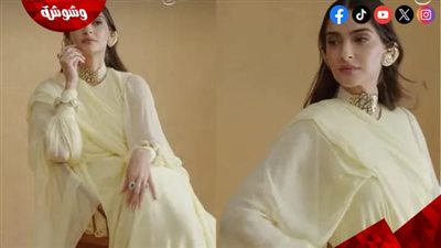 سونام كابور تخطف الأنظار بفستان على طراز الساري في حفل BOF Gala