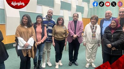 إلهام شاهين تسجل أولى حلقات المسلسل الإذاعي 