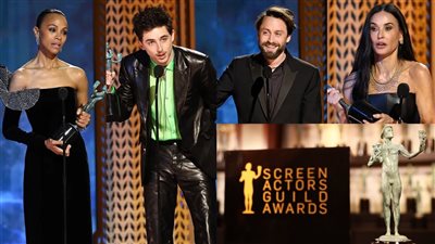 بالأسماء والتفاصيل.. أبرز الفائزين بجوائز نقابة ممثلي الشاشة SAG Awards 2025