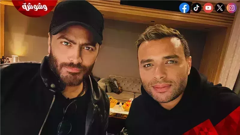 رامي صبري وتامر حسنى