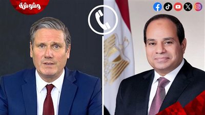 الرئيس السيسي يتلقى اتصالًا هاتفيًا من رئيس وزراء بريطانيا لبحث التعاون الثنائي