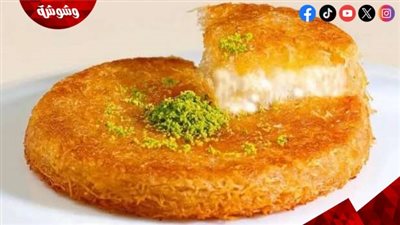 وصفة سهلة ولذيذة.. طريقة عمل الكنافة بالقشطة