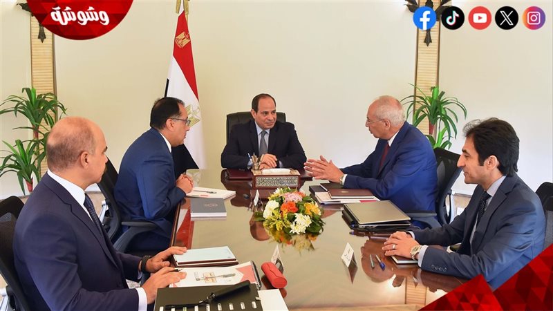 إجتماع السيسي ورئيس