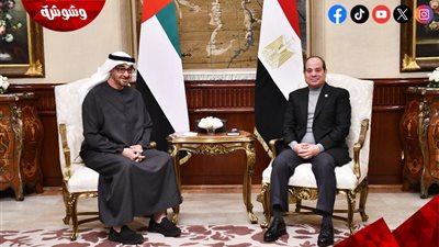الرئيس السيسي يستقبل الشيخ محمد بن زايد.. ويُقيم مأدبة إفطار له