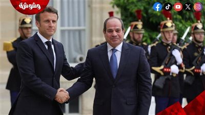 نجوم الفن يعلقون بفخر على جولة السيسي وماكرون