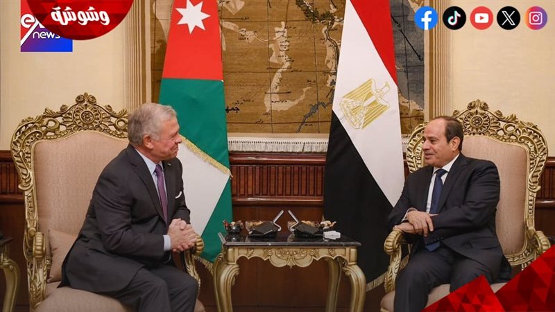 السيسي والملك عبدالله