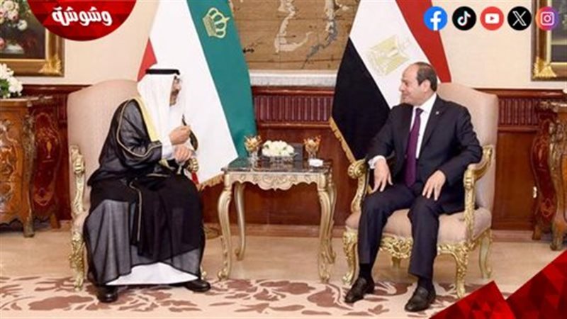 السيسي وولي عهد الكويت