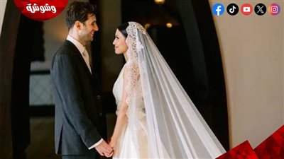 مي الغيطي تخطف الأنظار بحفل زفافها وهذه تفاصيل فستانها الملكي