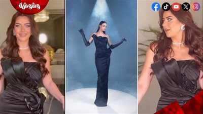 رضوى الشربيني تخطف الأنظار في حفل زفاف ليلى زاهر وهشام جمال 