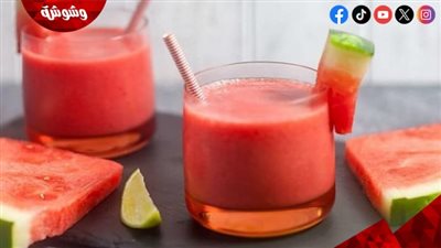 منعش ولذيذ.. طريقة عمل سموزي بطيخ