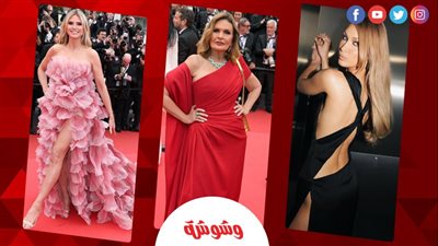 شاهد بالتفاصيل.. إطلالات النجمات في مهرجان كان السينمائي