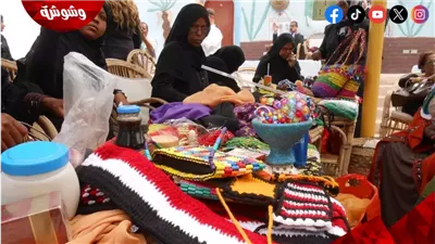 منتجات نساء الصعيد في المتحف الكبير‎   